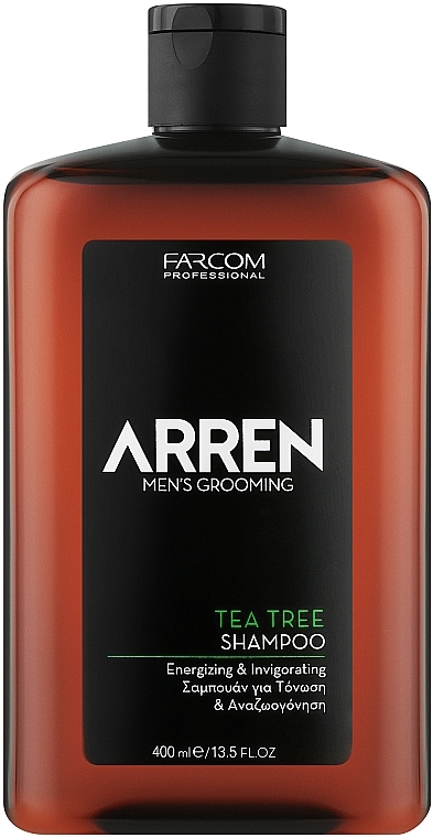 Шампунь для чоловіків - Arren Men's Grooming Tea Tree Shampoo — фото N1
