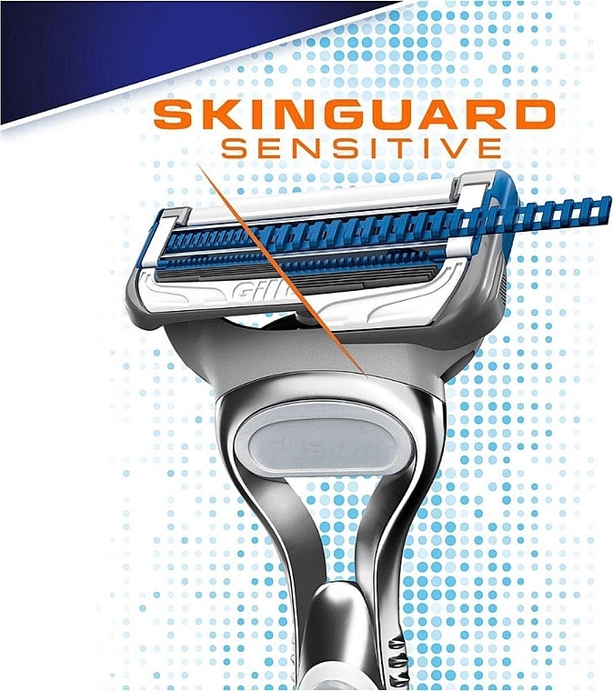 Станок для гоління з 1 змінною касетою - Gillette SkinGuard Sensitive — фото N2