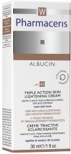 Отбеливающий крем тройного действия для лица - Pharmaceris W Albucin Triple Action Whitening Day Cream SPF50+ — фото N5