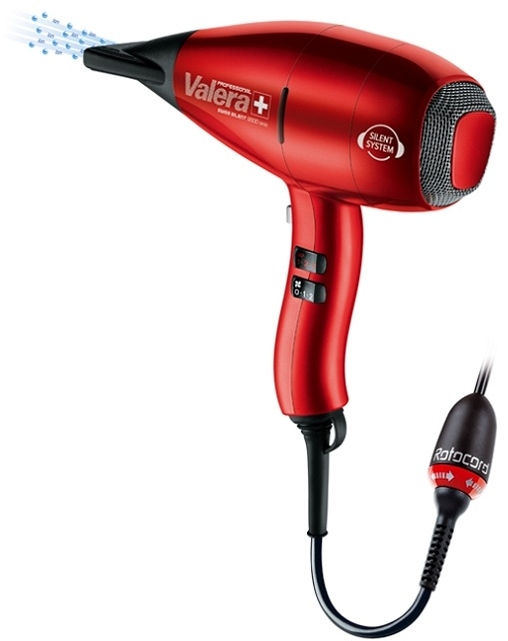 Професіональний фен для волосся SX9500YRC, червоний  - Valera Swiss Silent 9500 Ionic Rotocord — фото N6