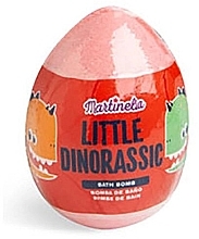 Парфумерія, косметика Вируюче яйце для ванн із сюрпризом, рожеве - Martinelia Little Dinorassic Bath Bomb