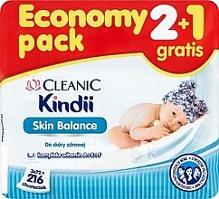 Духи, Парфюмерия, косметика Детские влажные салфетки - Kindii Skin Balance