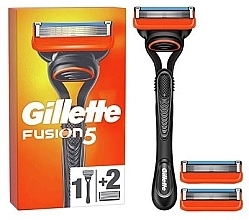 Духи, Парфюмерия, косметика Бритва с 3 сменными кассетами - Gillette Fusion 5