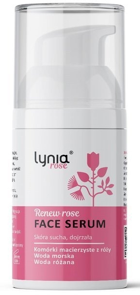 Сироватка для обличчя, з трояндою - Lynia Renew Rose Face Serum — фото N1