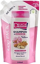 Шампунь-кондиціонер для волосся "Квіти мигдалю" - Mil Mil Delice Day by Day Shampoo & Conditioner Almond Flowers Refill (змінний блок) — фото N1