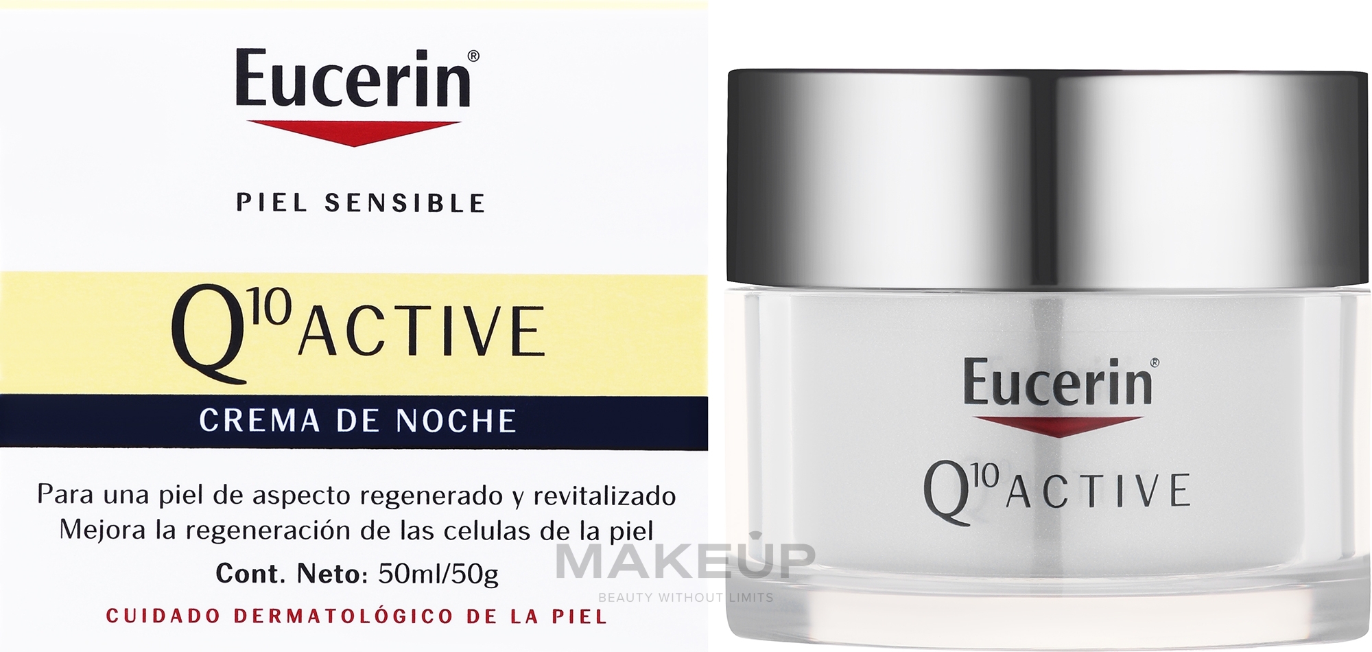 Антивіковий нічний крем для обличчя - Eucerin Q10 Active Night Cream — фото 50ml