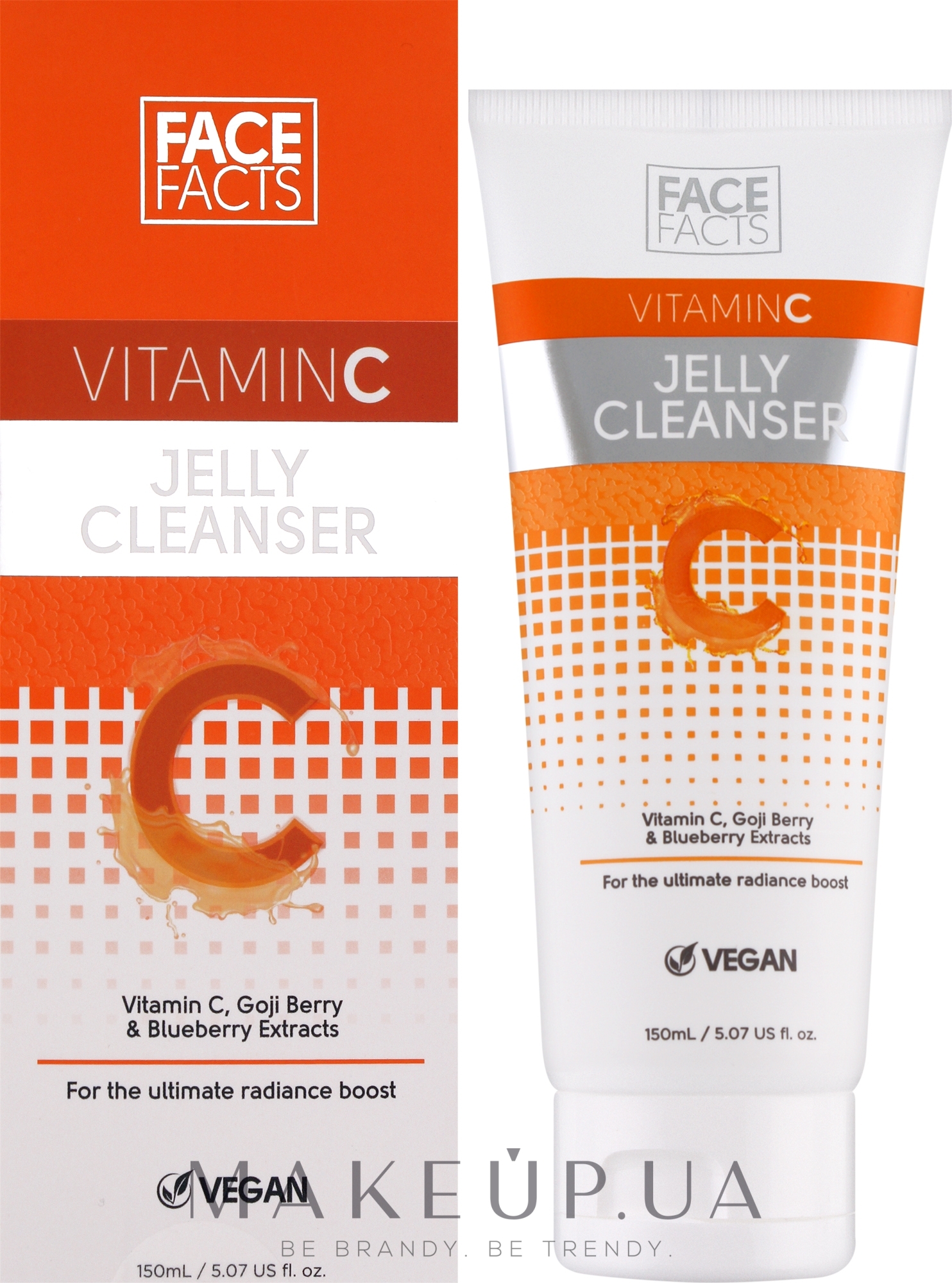 Гель для умывания с витамином С - Face Facts Vitamin C Jelly Cleanser — фото 150ml