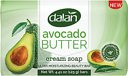 Туалетное мыло "Масло авокадо" - Dalan Avocado Butter Cream Soap — фото N1