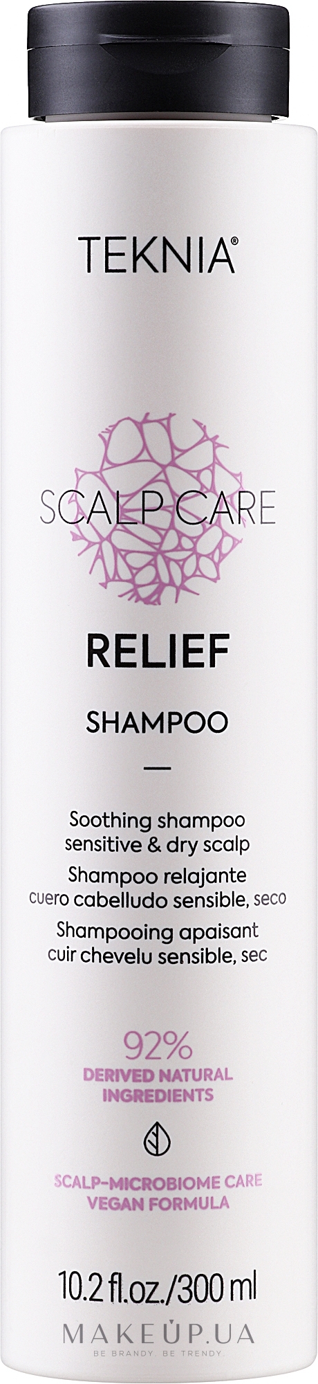 Міцелярний шампунь для чутливої і сухої шкіри голови - Lakme Teknia Scalp Care Relief Shampoo — фото 300ml