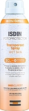 Спрей сонцезахисний - Isdin Fotoprotector Transparent Spray Wet Skin SPF 30+ — фото N1