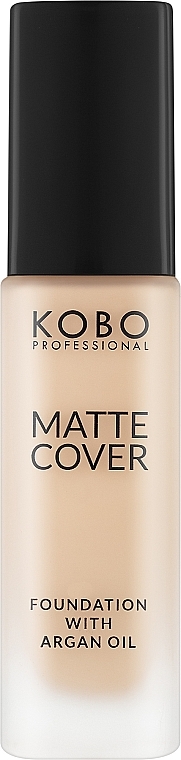 Матирующий тональный крем - Kobo Professional Matte Cover Foundation With Argan Oil — фото N1