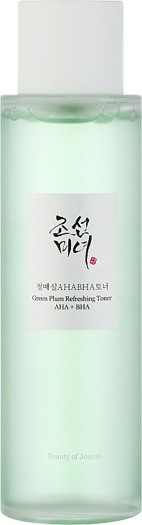 УЦЕНКА Тонер для лица с кислотами - Beauty of Joseon Green Plum Refreshing Toner AHA + BHA * — фото N1