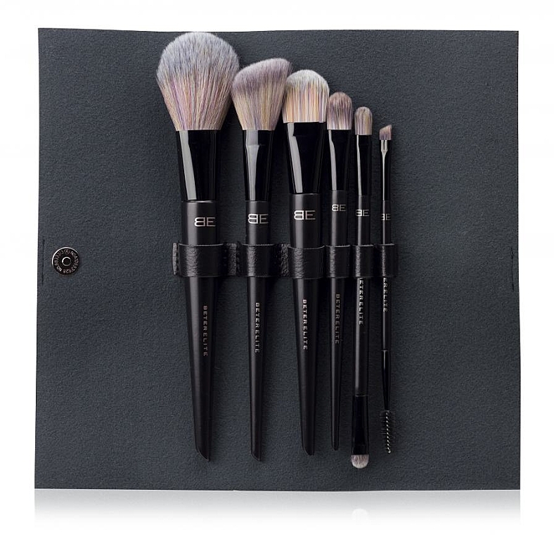 Набор кистей для макияжа, в футляре, 6 шт. - Beter Elite Makeup Brushes Kit — фото N4