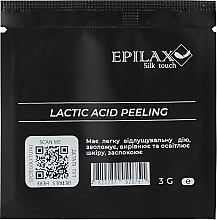 Парфумерія, косметика Пілінг з молочною кислотою 50% (pH 2.9) - Epilax Silk Touch Peeling (пробник)