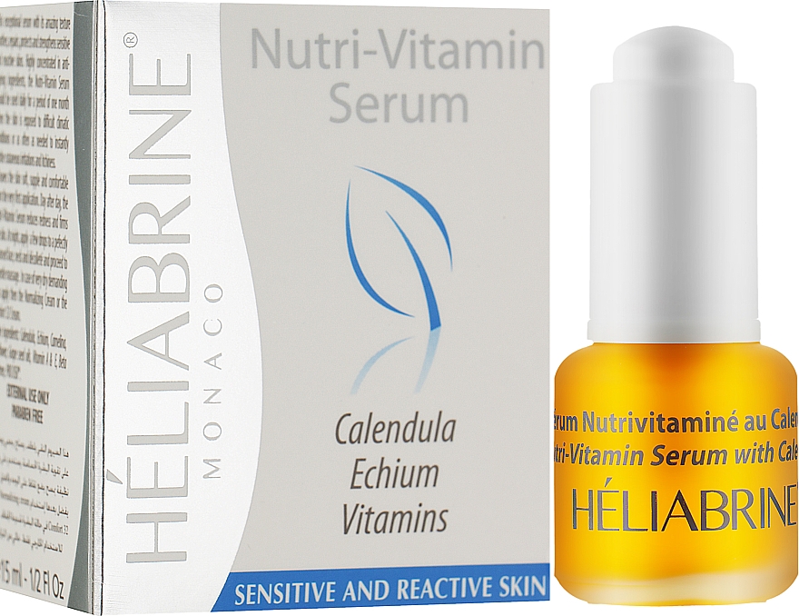Витаминизированная сыворотка для лица с календулой "Сладкий клевер" - Heliabrine Nutrivitamin Serum — фото N2