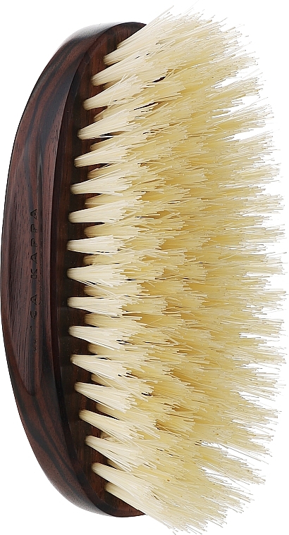 Щётка для волос, белая щетина - Acca Kappa Ebony Travel Hair Brush White Bristle — фото N1