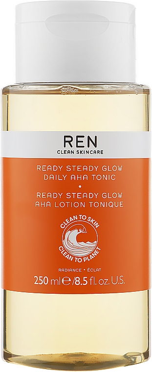 Тонік для обличчя - Ren Radiance Ready Steady Glow Daily AHA Tonic — фото N2