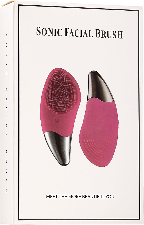 Щетка для чистки лица, розовая - Lewer Sonic Facial Brush — фото N2