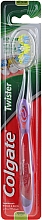 Парфумерія, косметика Зубна щітка середня, 24262, фіолетова - Colgate Twister Medium Toothbrush