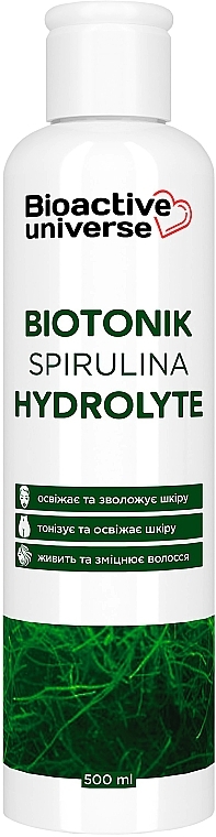 Тоник-гидролат "Спирулина" - Bioactive Universe Biotonik Hydrolyte — фото N3