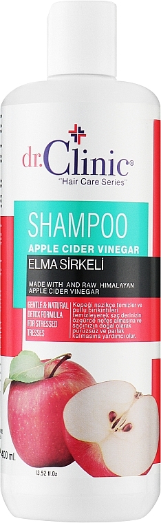 Шампунь против перхоти - Dr.Clinic Apple Cider Vinegar Shampoo — фото N1