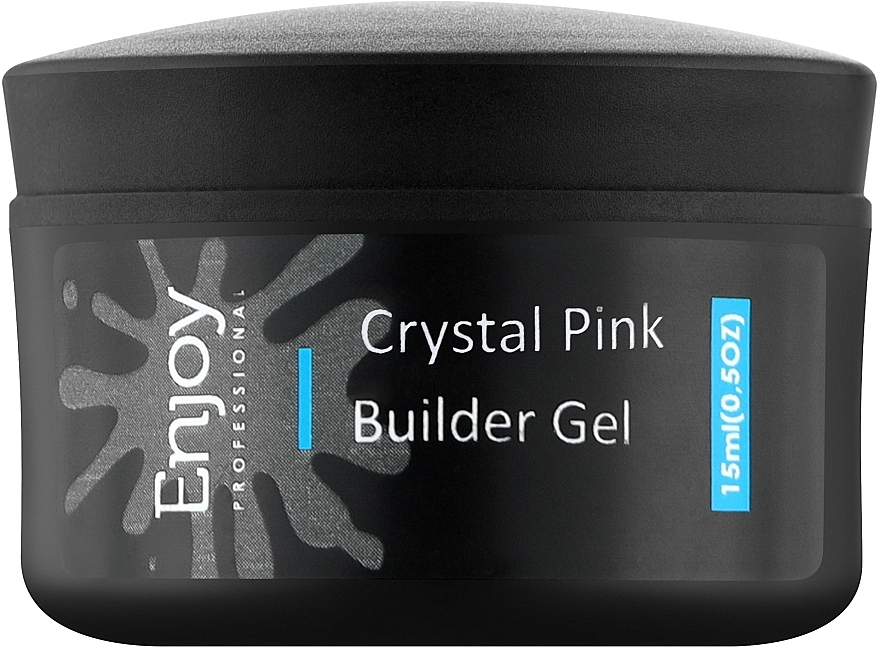 Конструирующий гель для ногтей, прозрачно-розовый - Enjoy Professional Crystal Pink Builder Gel — фото N1
