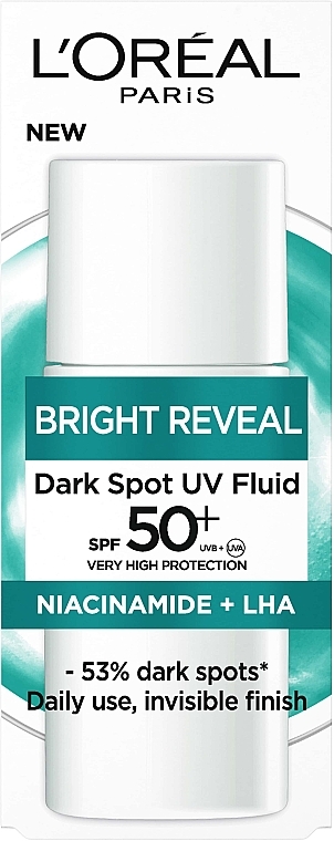 LOreal Paris Bright Reveal Dark Spot UV Fluid SPF 50+ - LOreal Paris Bright Reveal Dark Spot UV Fluid SPF 50+