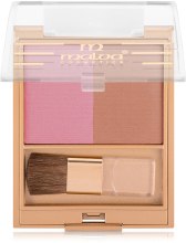 Парфумерія, косметика Рум'яна компактні для обличчя - Malva Cosmetics Silk Touch