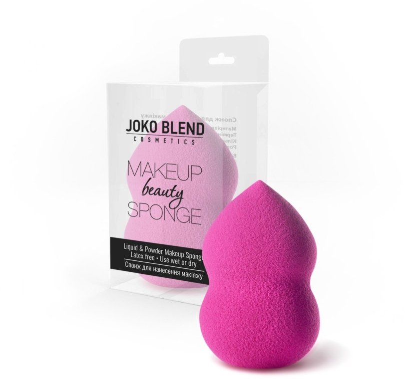 Спонж для макіяжу - Joko Blend Makeup Beauty Sponge Hot Pink