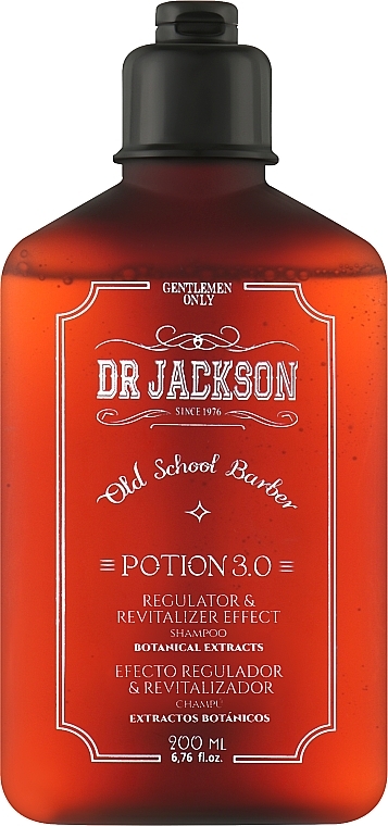 Відновлювальний і регулювальний шампунь - Dr Jackson Gentlemen Only Potion 3.0 Curly Shampoo — фото N1