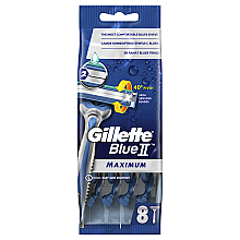 Набор одноразовых станков для бритья, 8шт - Gillette Blue II Maximum — фото N2