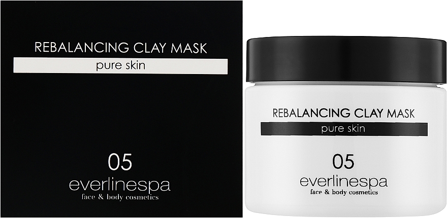 Лечебная маска-паста для жирной и проблемной кожи лица - Everline Rebalancing Clay Mask  — фото N2
