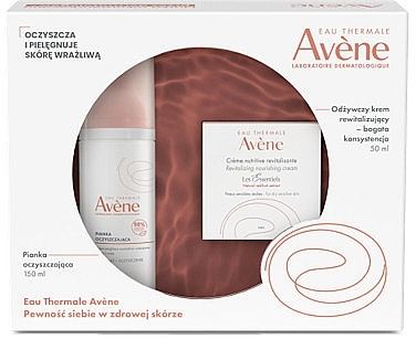 Набір - Avene Eau Thermale (f/cr/50ml + f/foam/150ml) — фото N1