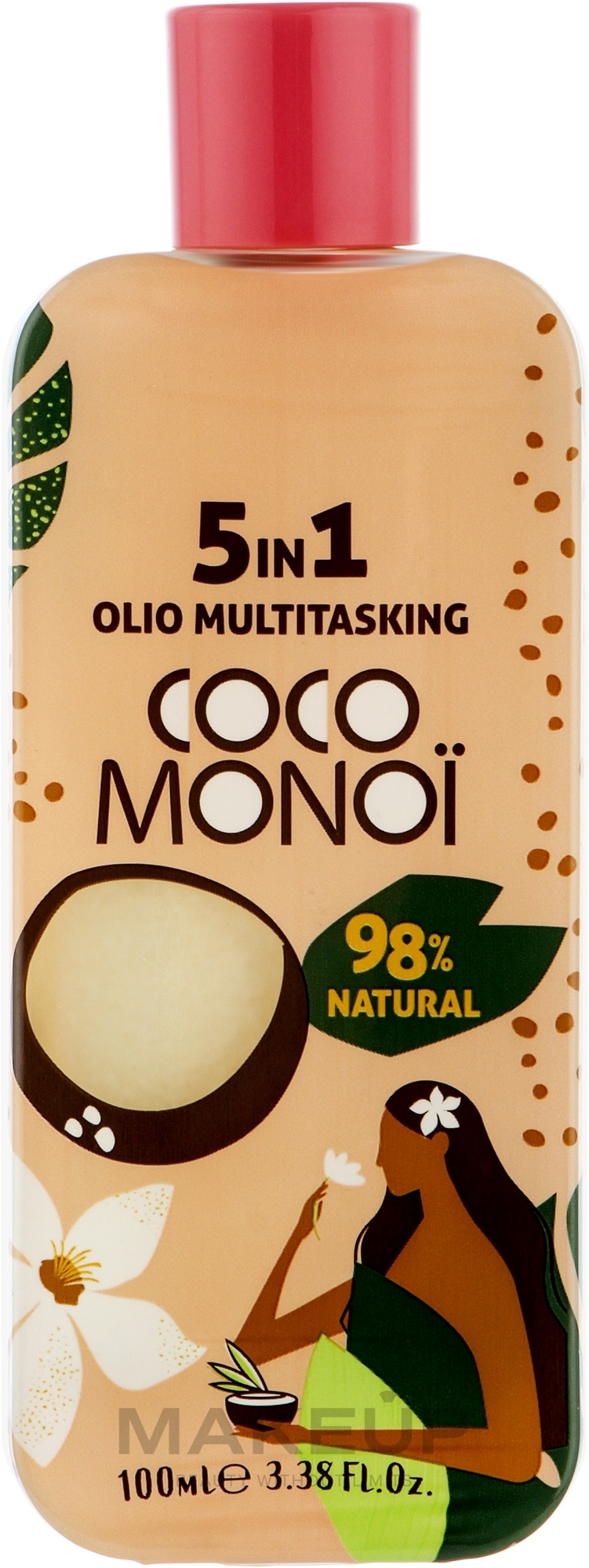 Олія для обличчя, тіла й волосся - Coco Monoi Oil 5 In 1 — фото 100ml