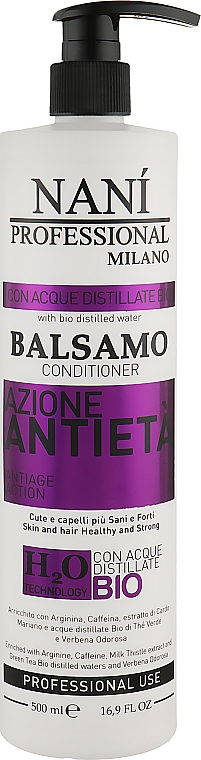 Бальзам-кондиціонер для тонкого й ослабленого волосся - Nanì ProfessionaL Anti-aging Action Balm — фото N1