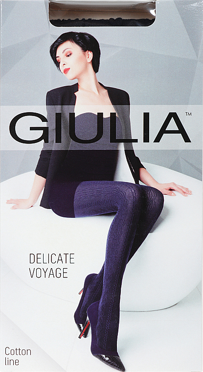 УЦЕНКА Колготки для женщин "Delicate Voyage. Model 3" 150 Den, navy - Giulia *