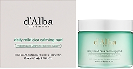 Успокаивающие пэды для лица - D'Alba Daily Mild Cica Calming Pad — фото N2