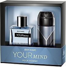 Набір - Jean Marc Your Mind (deo/150ml + edt/100ml) — фото N1