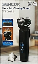 Электрическая бритва - Sencor SMS7000BK Men's Self-Cleaning Shaver — фото N2