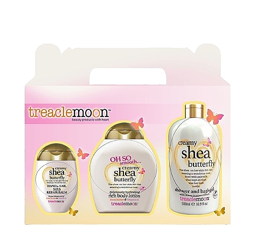 Набір - Treaclemoon Creamy Shea Butterfly (sh/gel/50ml + b/lot/250ml + h/cr/75ml) — фото N2