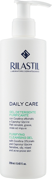 Очищающий гель для склонной к жирности кожи лица - Rilastil Daily Care Purifying Cleansing Gel — фото N3