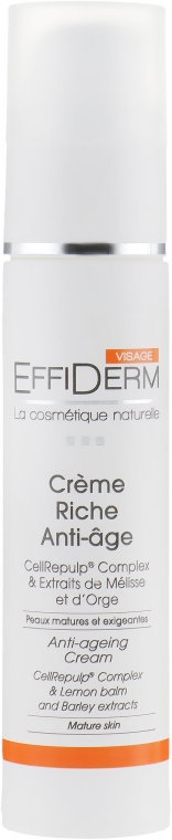 Антивозрастной крем - EffiDerm Visage Riche Anti-Age Creme — фото N2