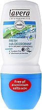 Парфумерія, косметика Роликовий дезодорант - Lavera Fresh 24h Deodorant With Organic Lemobgrass