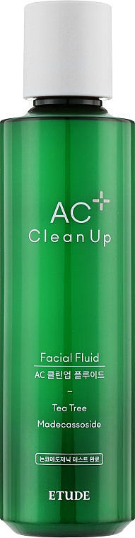 Флюїд для проблемної шкіри - Etude House AC Clean Up Facial Fluid — фото N1