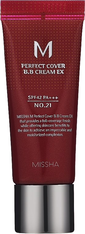 УЦЕНКА ВВ крем - Missha M Perfect Cover BB Cream EX SPF42/PA + + + * — фото N1