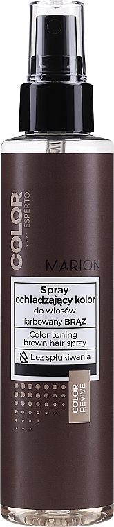 Спрей для тонирования коричневых оттенков волос - Marion Color Esperto Color Toning Brown Hair Spray