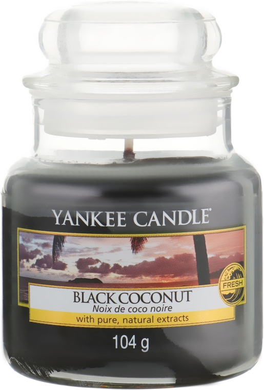 Ароматическая свеча "Черный кокос" - Yankee Candle Black Coconut — фото N1