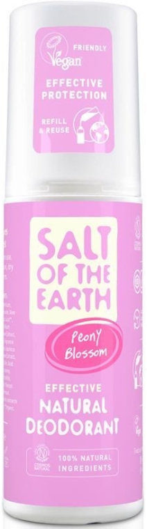 Натуральный спрей-дезодорант - Salt of the Earth Peony Blossom Spray — фото N1