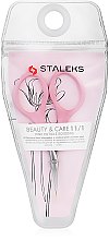 Ножницы для кутикулы розовые, SBC-11/1 - Staleks Beauty & Care 11 Type 1 — фото N2