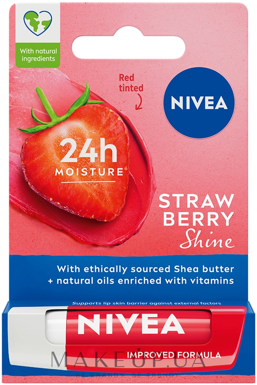 Бальзам-уход для губ - NIVEA Strawberry Shine — фото 4.8g